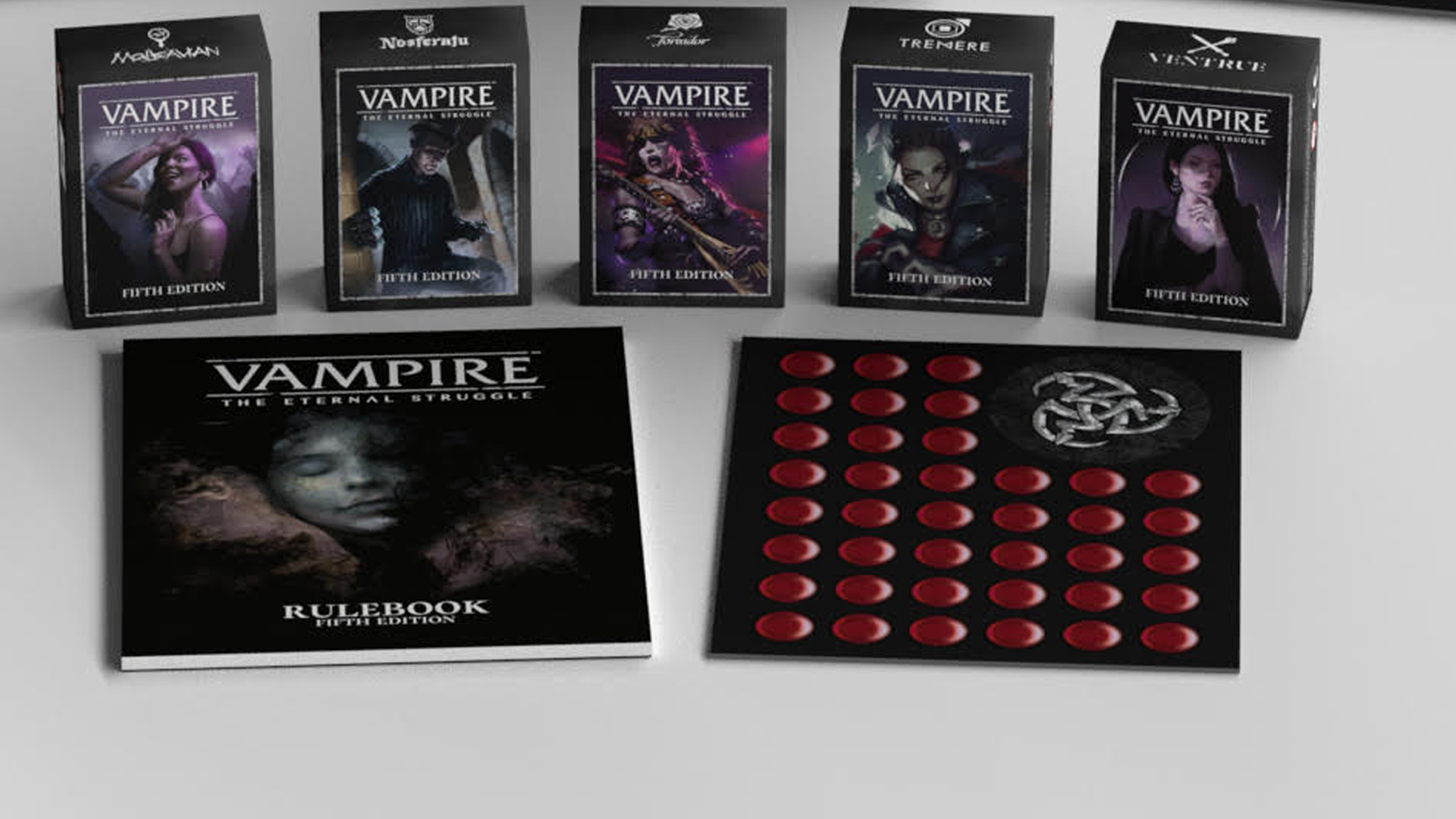 Rebooted Vampire The Masquerade card game Eternal Struggle delayed to